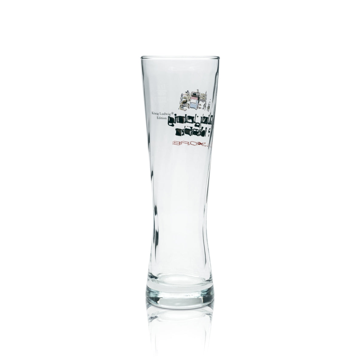 6x King Ludwig Beer Glass 0.5l Non-Alcoholic Wheat Beer Glasses Yeast Wheat Bavaria – View 3