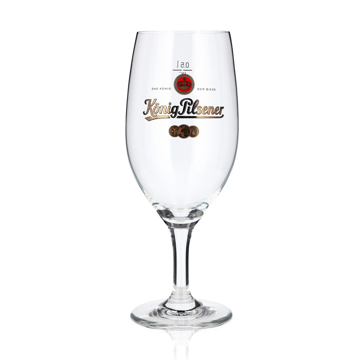 6x König Pilsener Beer Glass, 0.5 L, Tulip-Shaped, Ritzenhoff Beer Glass (Set of 6) – View 2