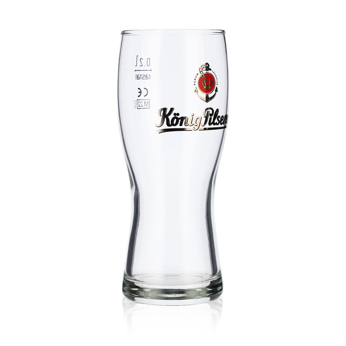 6x König Pilsener Beer Glasses Beer Glasses 0.2l Mug Curve Cup Rastal – View 3