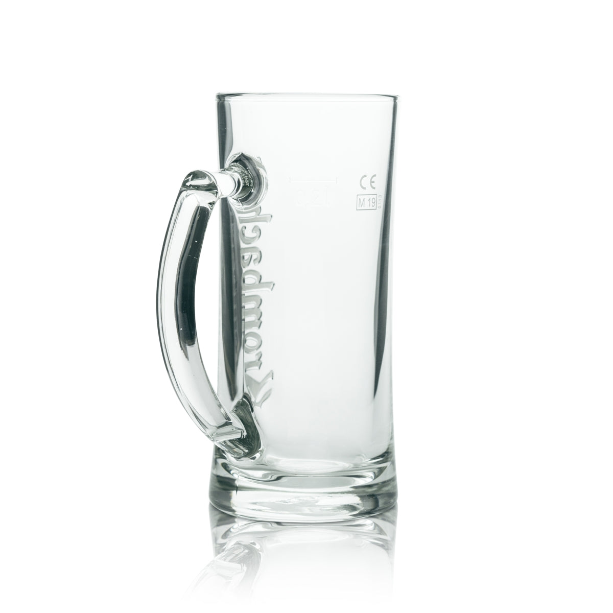 6x Krombacher beer glass 0.2l mug Seidel tankard Rastal relief logo – View 3