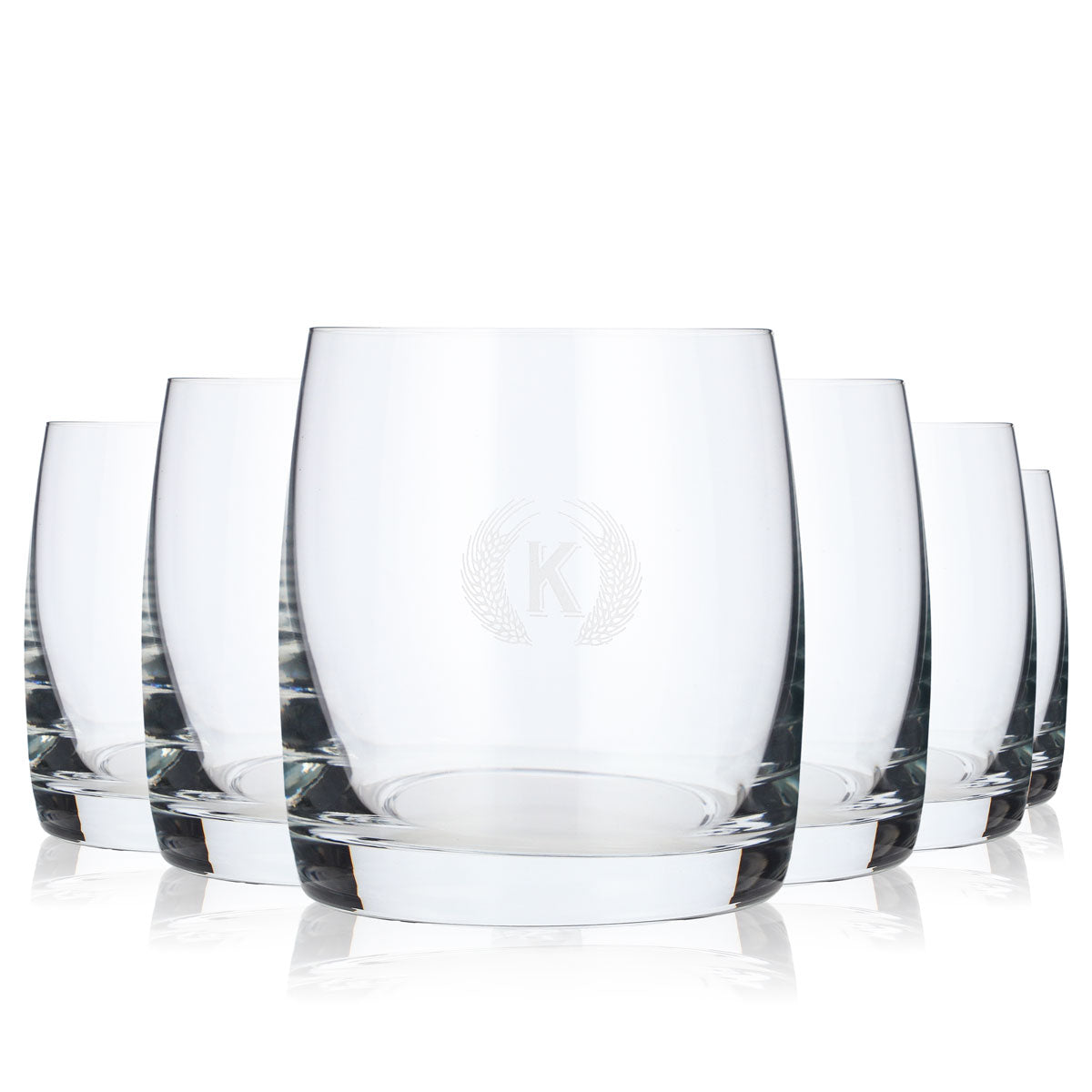 6 Krombacher Beer Glasses, 0.32 L Tumblers, Whiskey Glasses, Old Fashioned Lowballs (Set of 6)