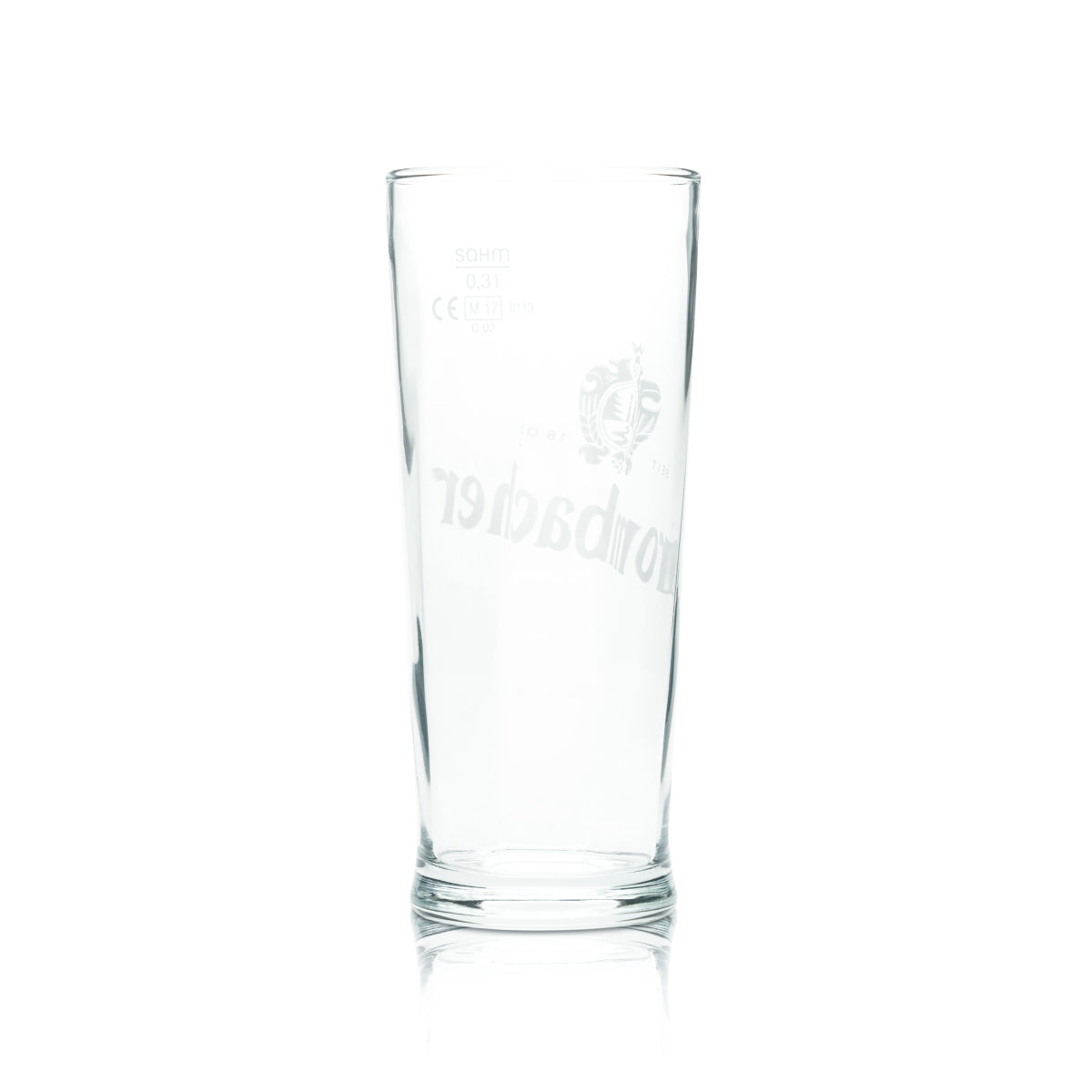 6x Krombacher beer glass 0.3l mug trophy glasses gastro bar pub Willi Beer – View 3