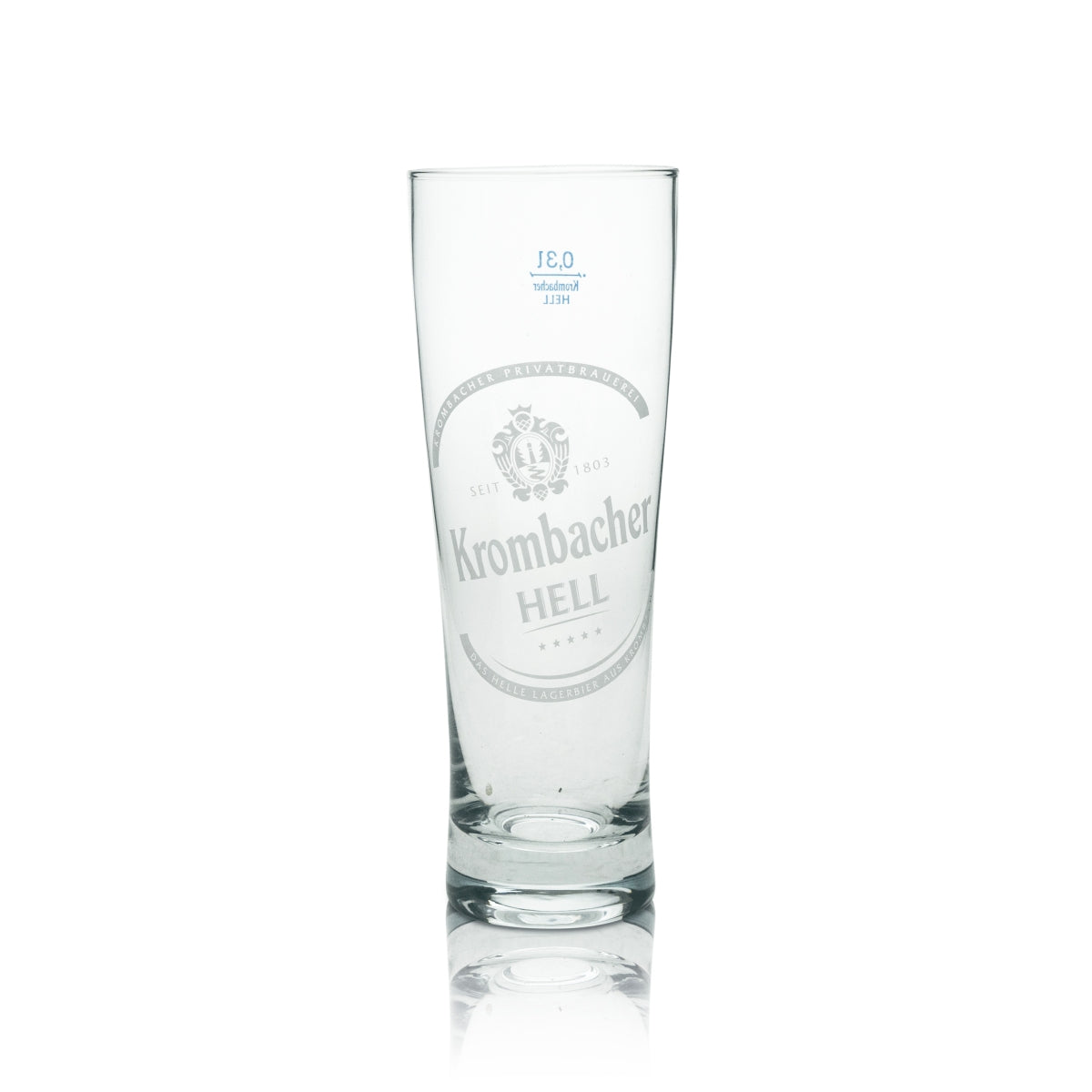 6x Krombacher Beer Glass Tulip 0.3l Sahm Light – View 2