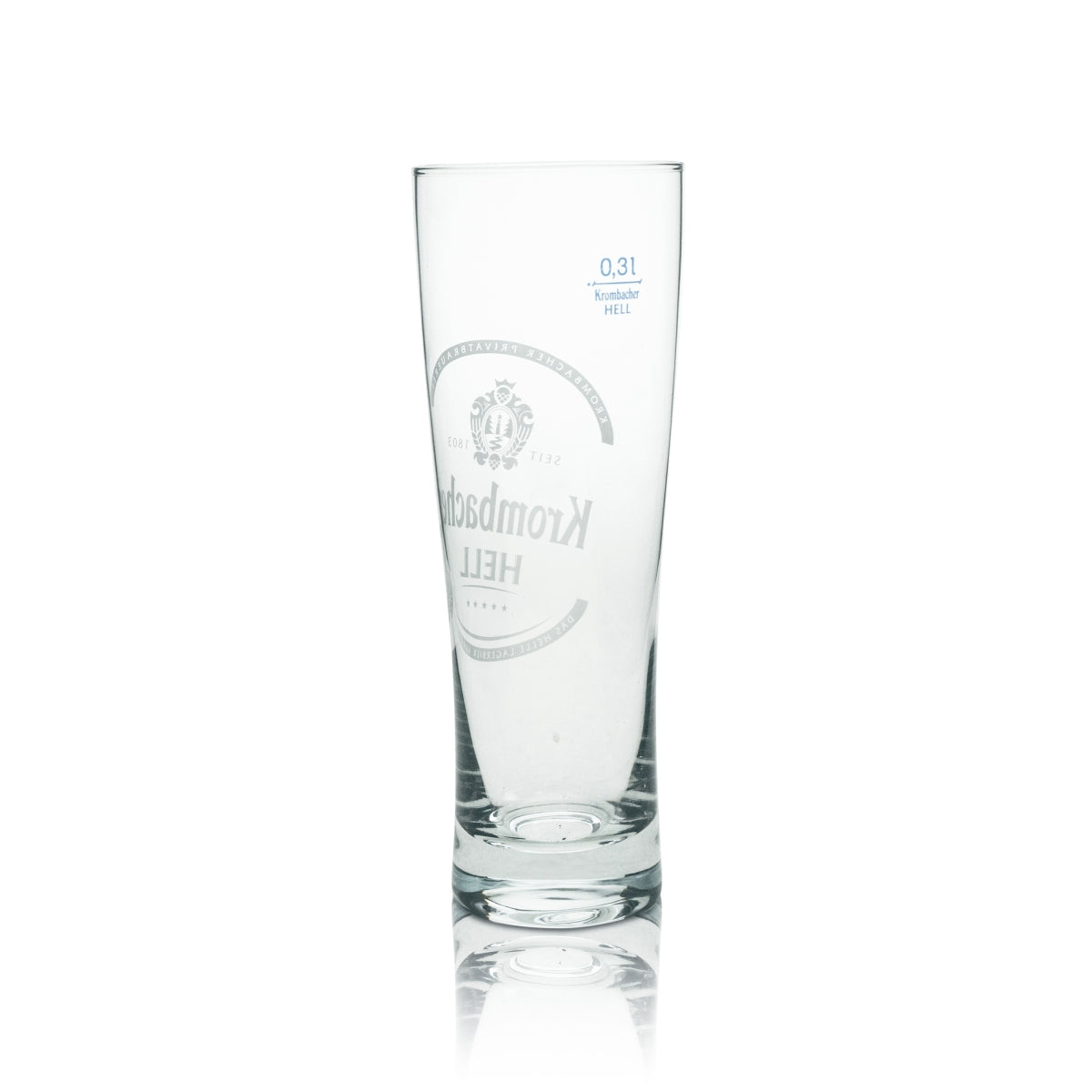 6x Krombacher Beer Glass Tulip 0.3l Sahm Light – View 3