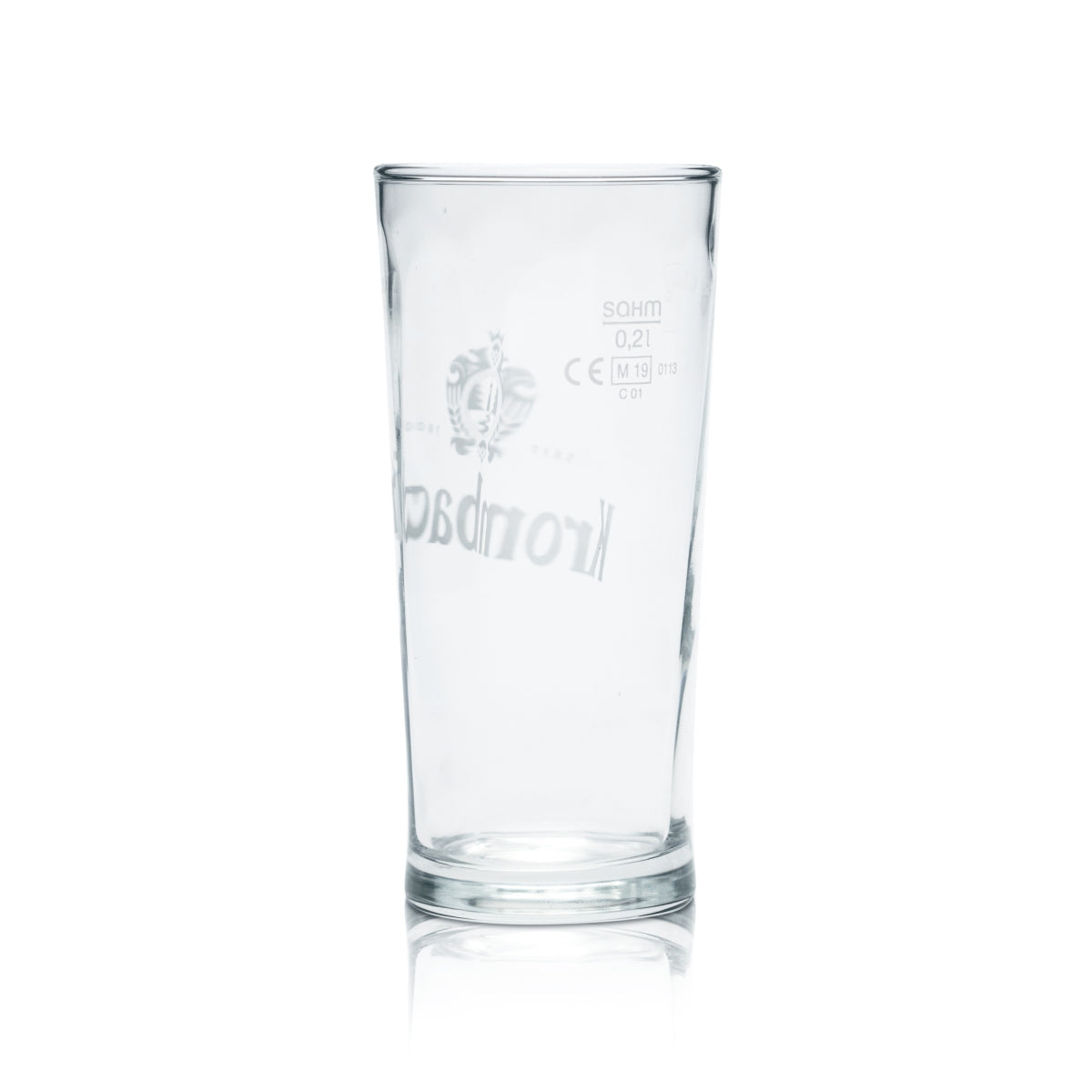 6x Krombacher Glass 0.2l Beer Glasses Mug Bar Calibrated Gastro Pils Pub Bar – View 3