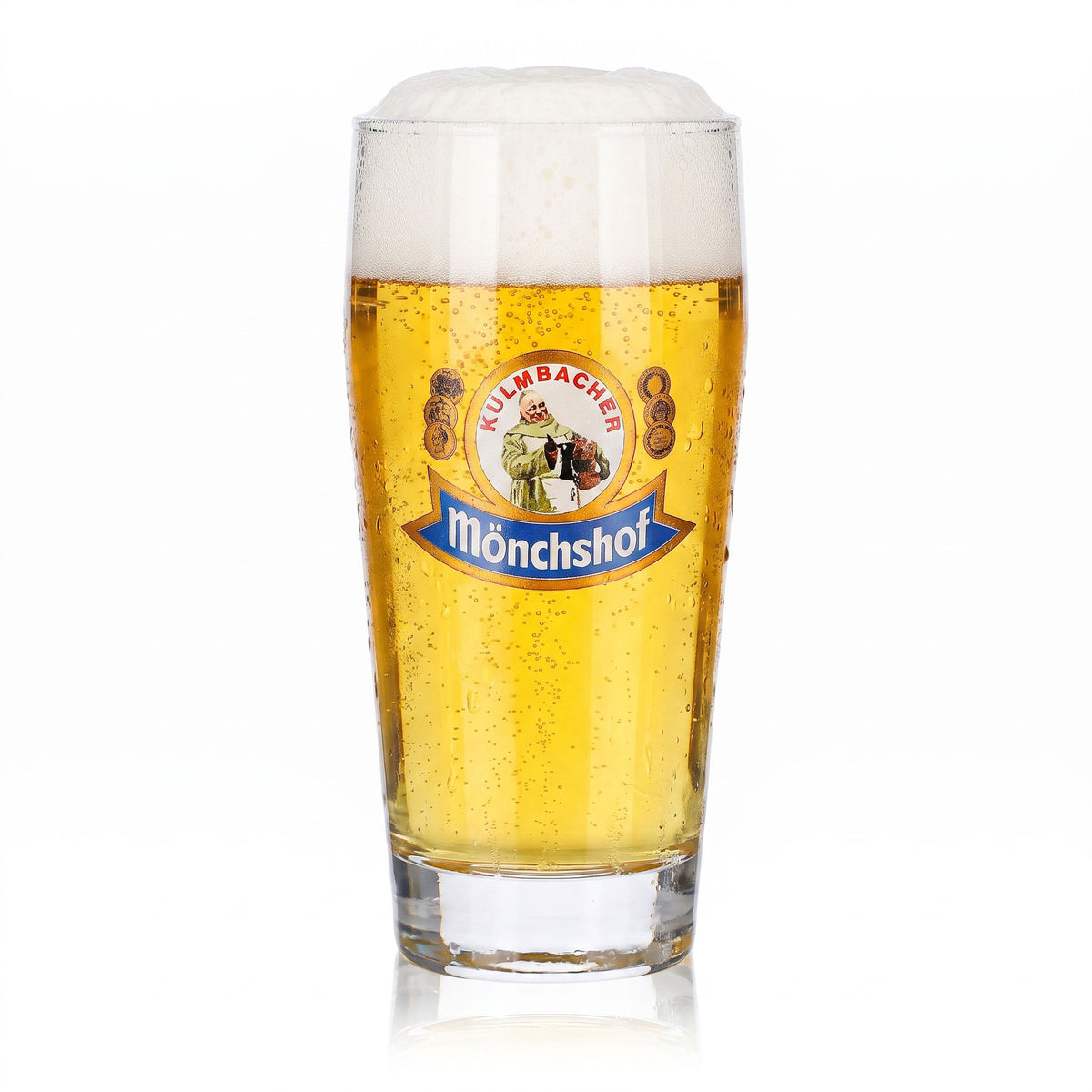 6 Kulmbacher Reichelbräu Beer Glasses, 0.25 L, Mönchshof Ruhrglas (Set of 6) – View 2
