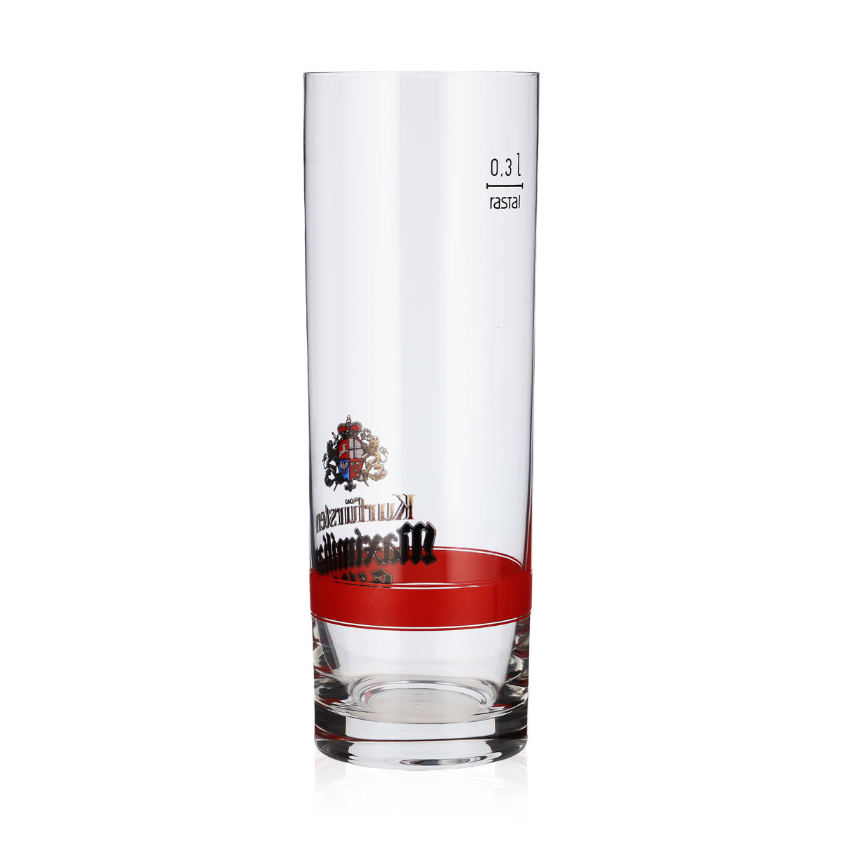 6 Kurfürsten Kölsch Beer Glasses, 0.3 L, Maximilian Red Ring (Set of 6) – View 4