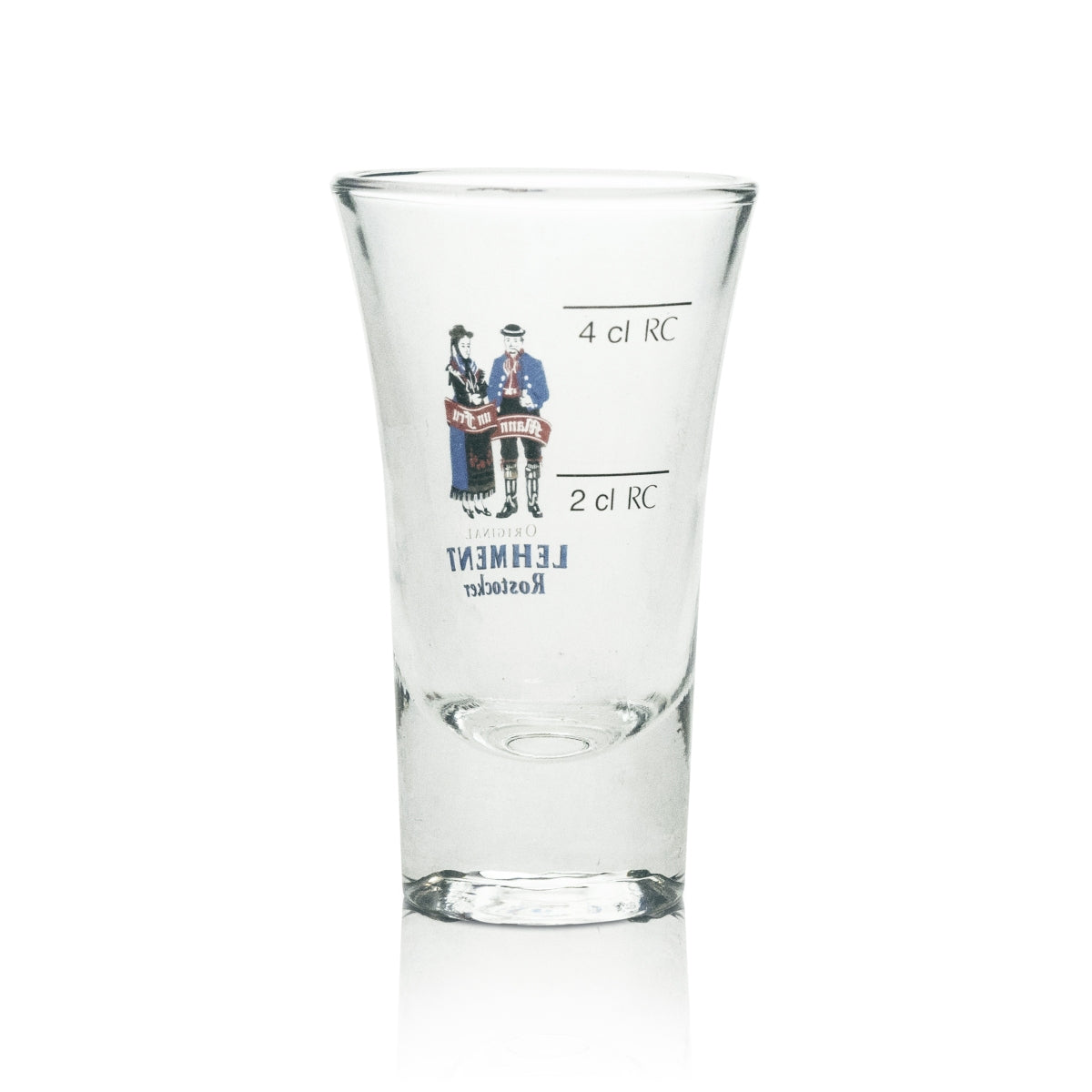 6x Lehment schnapps glass shot man and woman 4cl – View 3