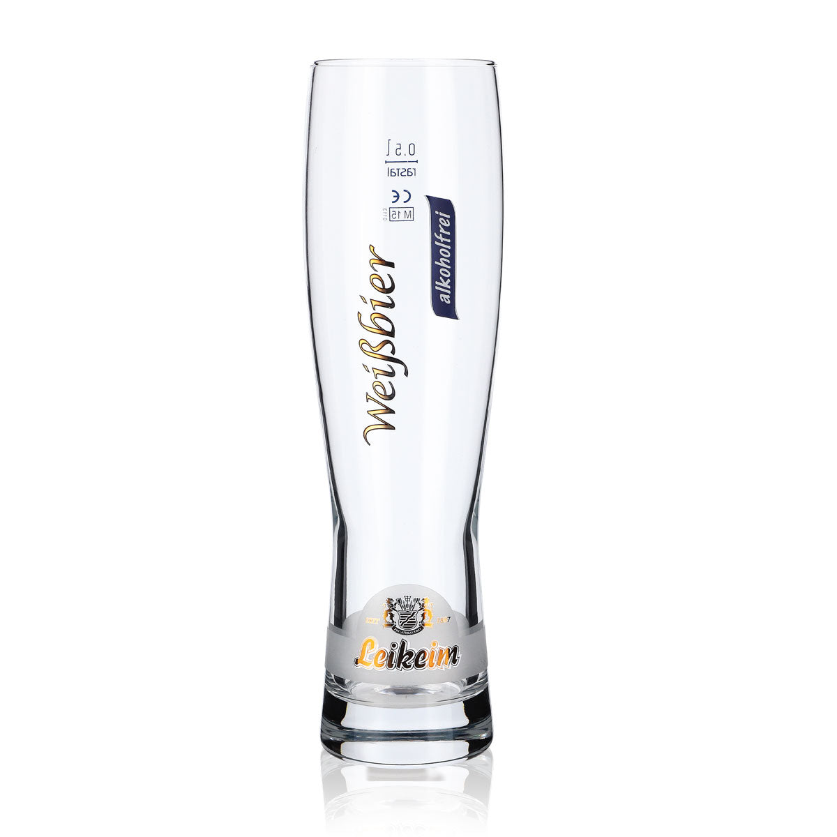 6x Leikeim Beer Glass 0.5l Wheat Beer Glass Non-Alcoholic Rastal Monaco Slim – View 2