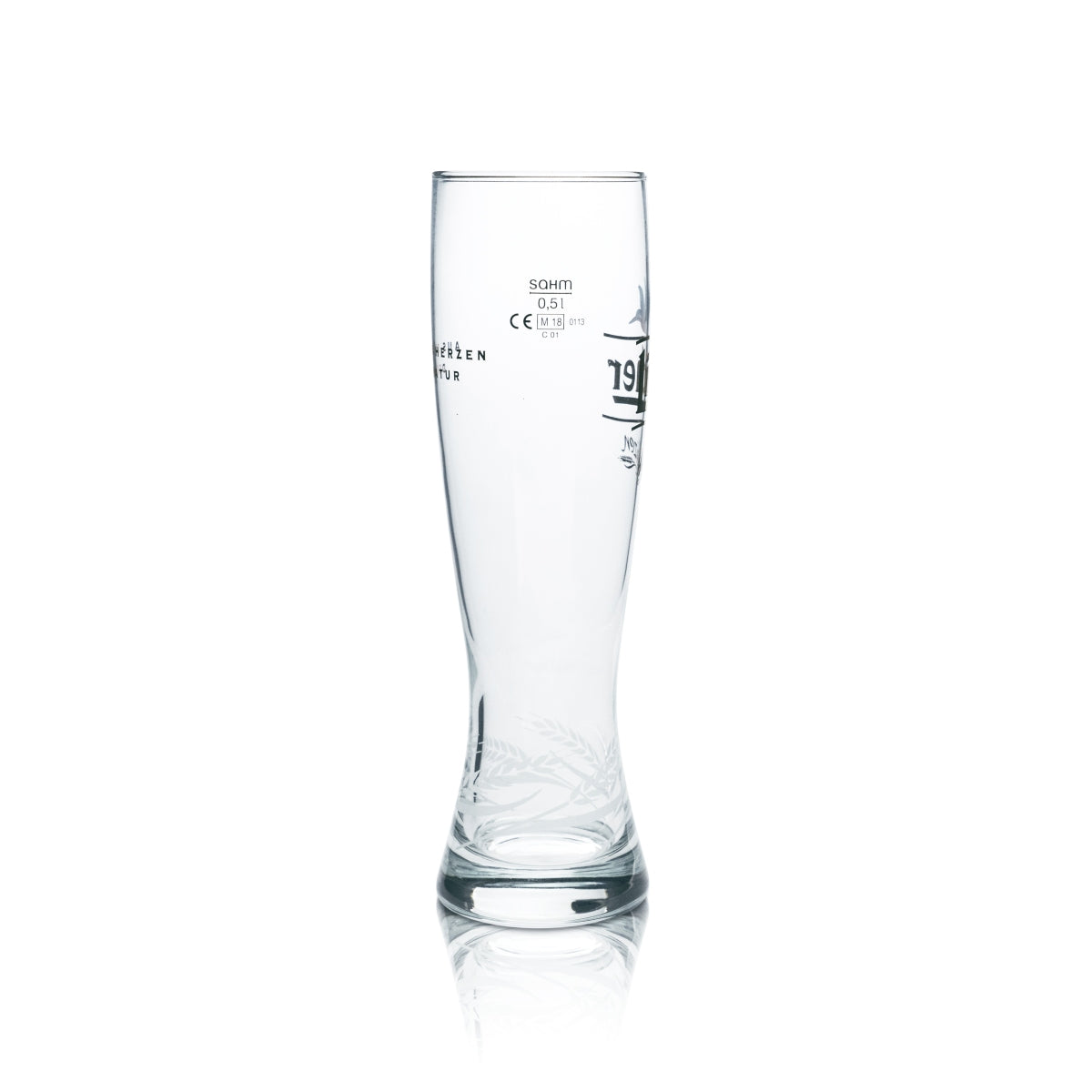 6x Licher Beer Glass 0.5L Yeast Wheat Beer Glasses Gastro Brewery Pils Cervez – View 3