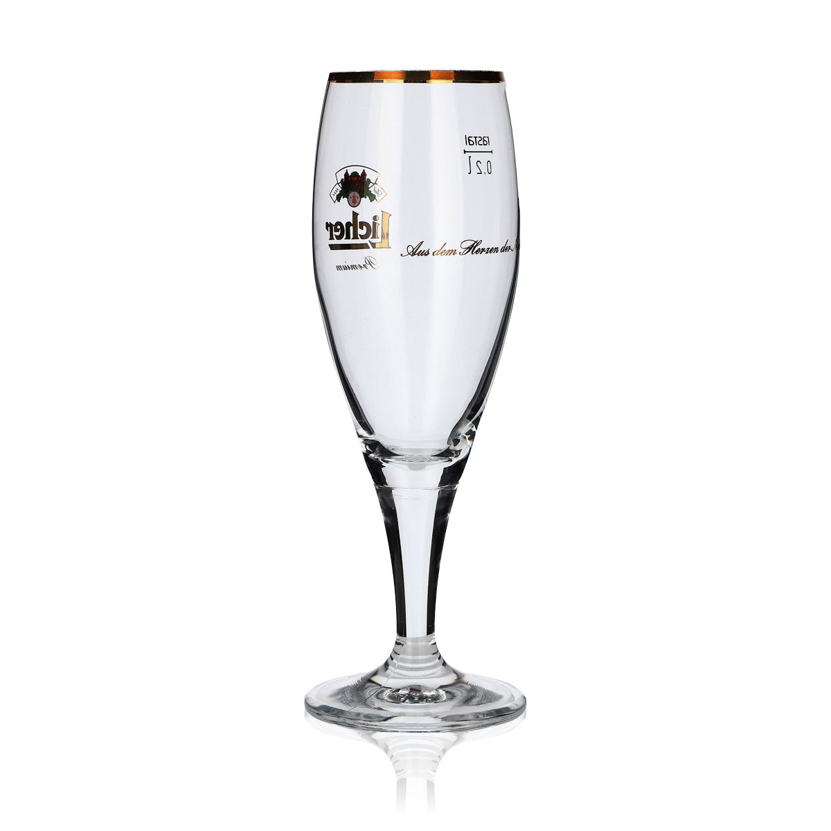 6x Licher Glass 0.2l Beer Glasses Noblesse Castle Cup Tulip – View 4