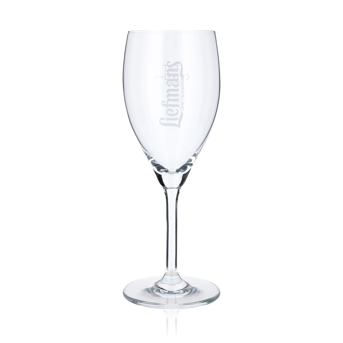 6x Liefmans Beer Glass Beer Glasses 0.25l Goblet White Logo Vertical – View 2