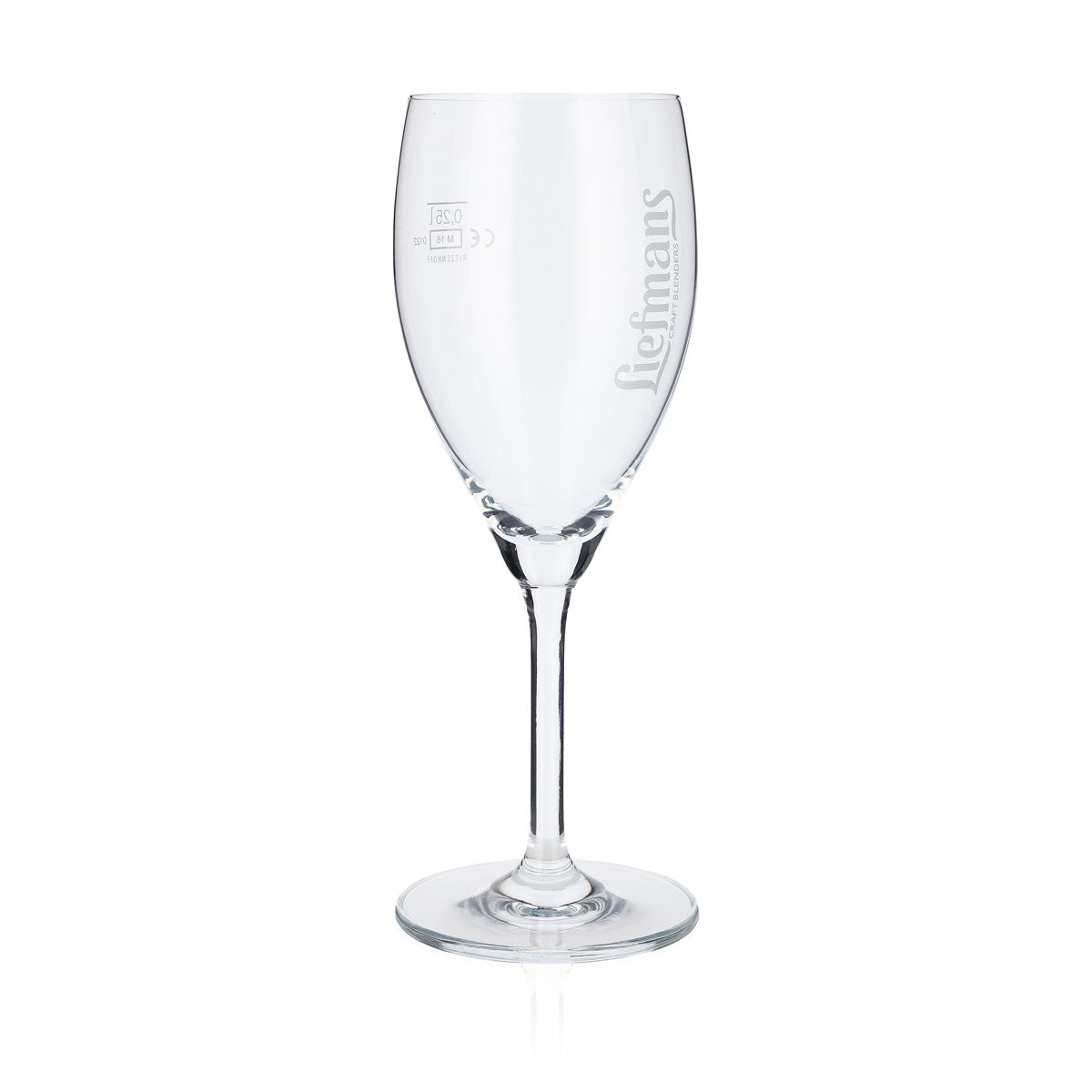 6x Liefmans Beer Glass Beer Glasses 0.25l Goblet White Logo Vertical – View 3