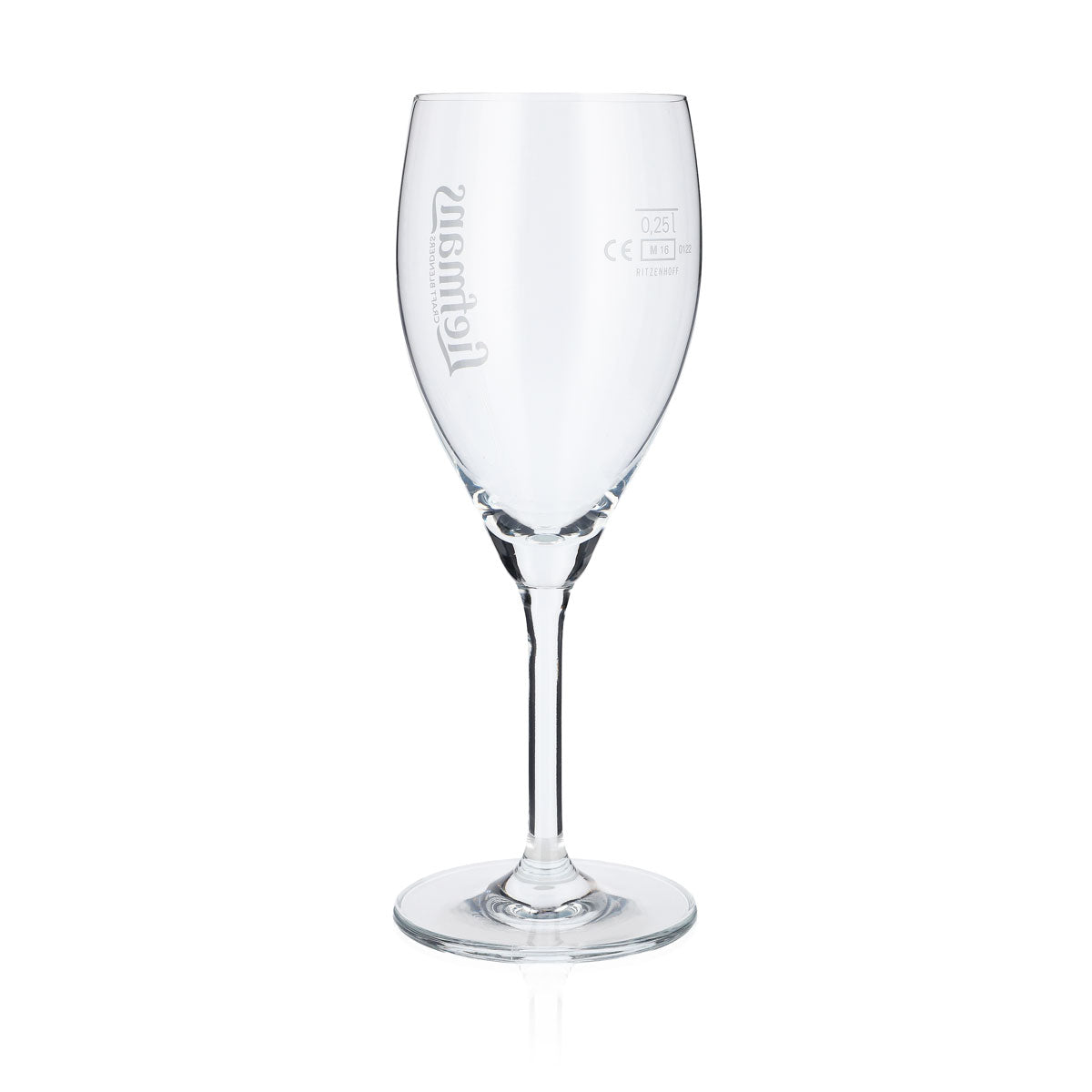 6x Liefmans Beer Glass Beer Glasses 0.25l Goblet White Logo Vertical – View 4