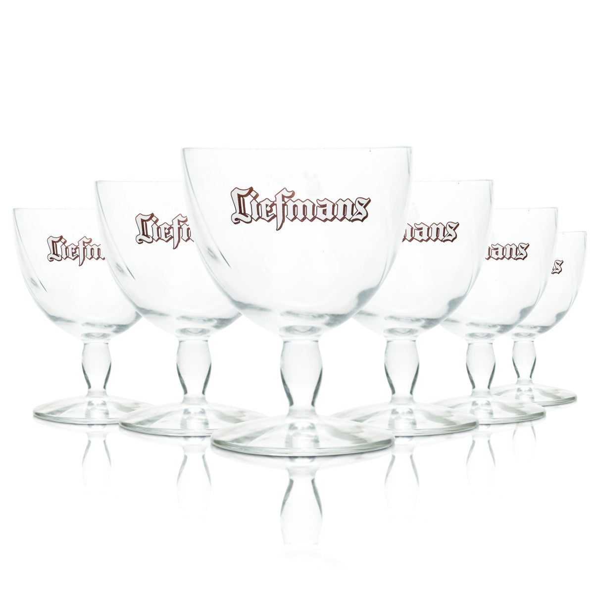 6x Liefmans Glass 0.33l Fruit Beer Goblet Tumbler Glasses Fruitesse