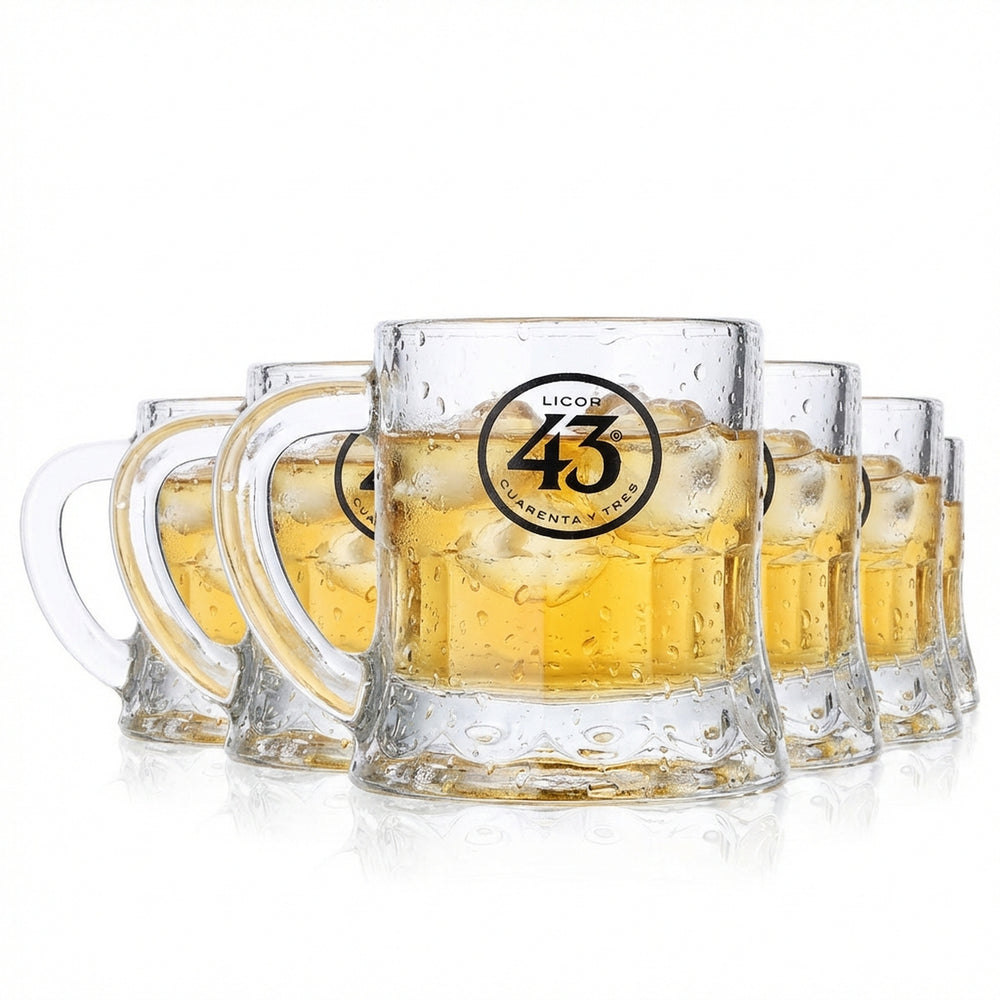 6x Liqueur 43 Liqueur Glass 5cl Stamper Shot Glass Jug Mini Beer Glass