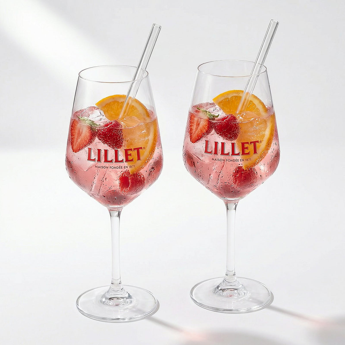 6x Lillet stemmed glasses set, 0.46 l – Original with 4 cl measuring line for aperitifs and tonic – View 5