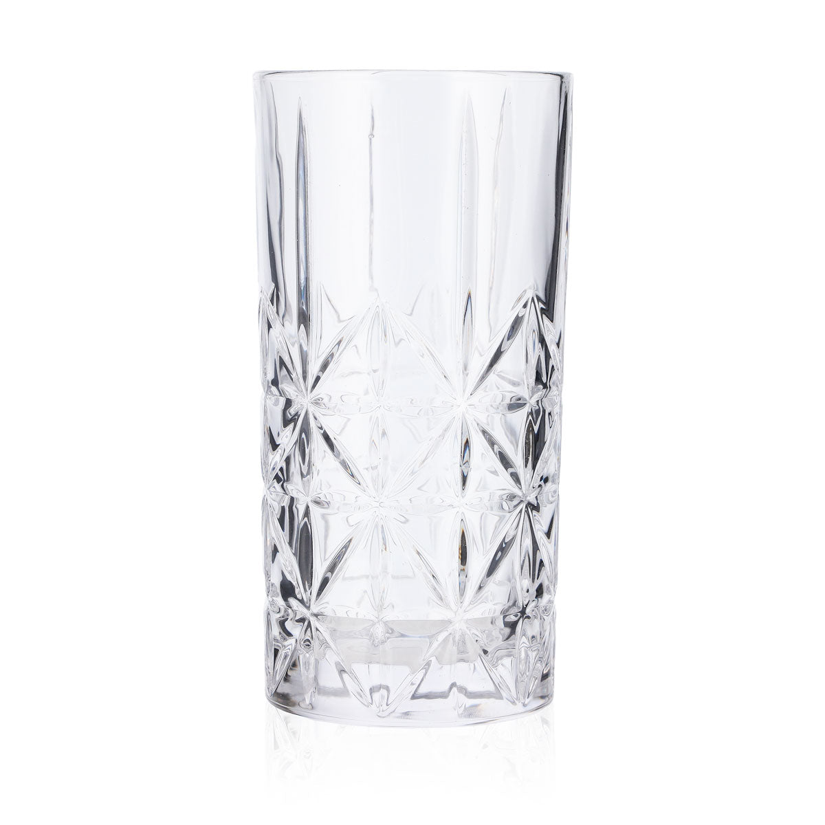 6x Long Drink Glass Relief Glasses 0.35l Contour Crystal Cocktail – View 4