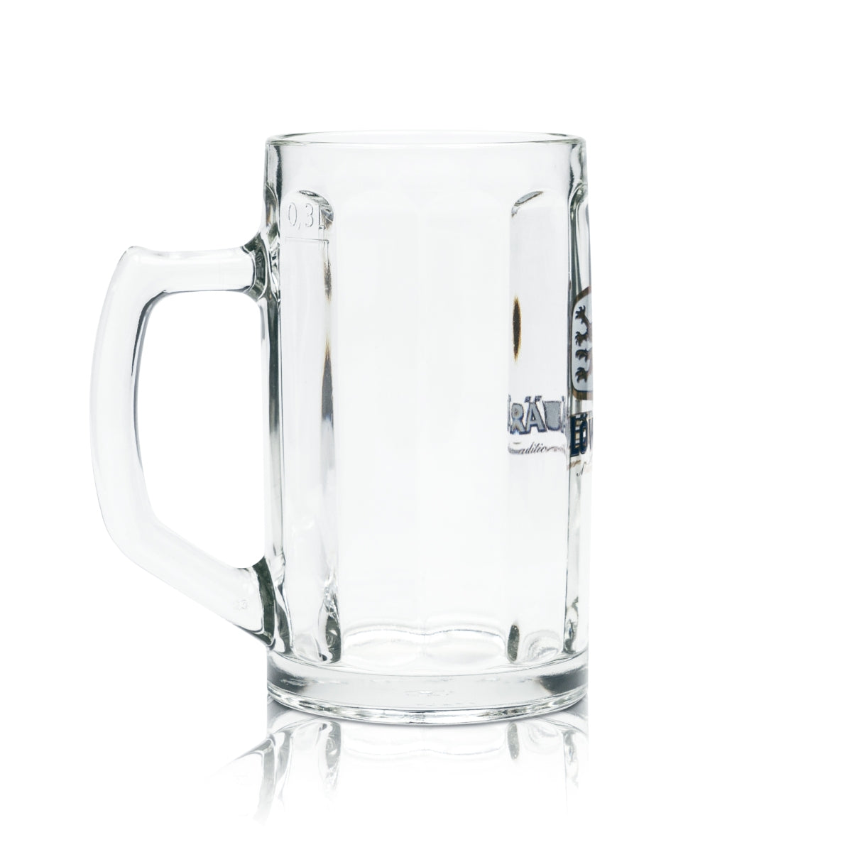 6x Löwenbräu beer glass 0.3l mug Glückauf Rastal Seidel handle glasses mugs Beer – View 3