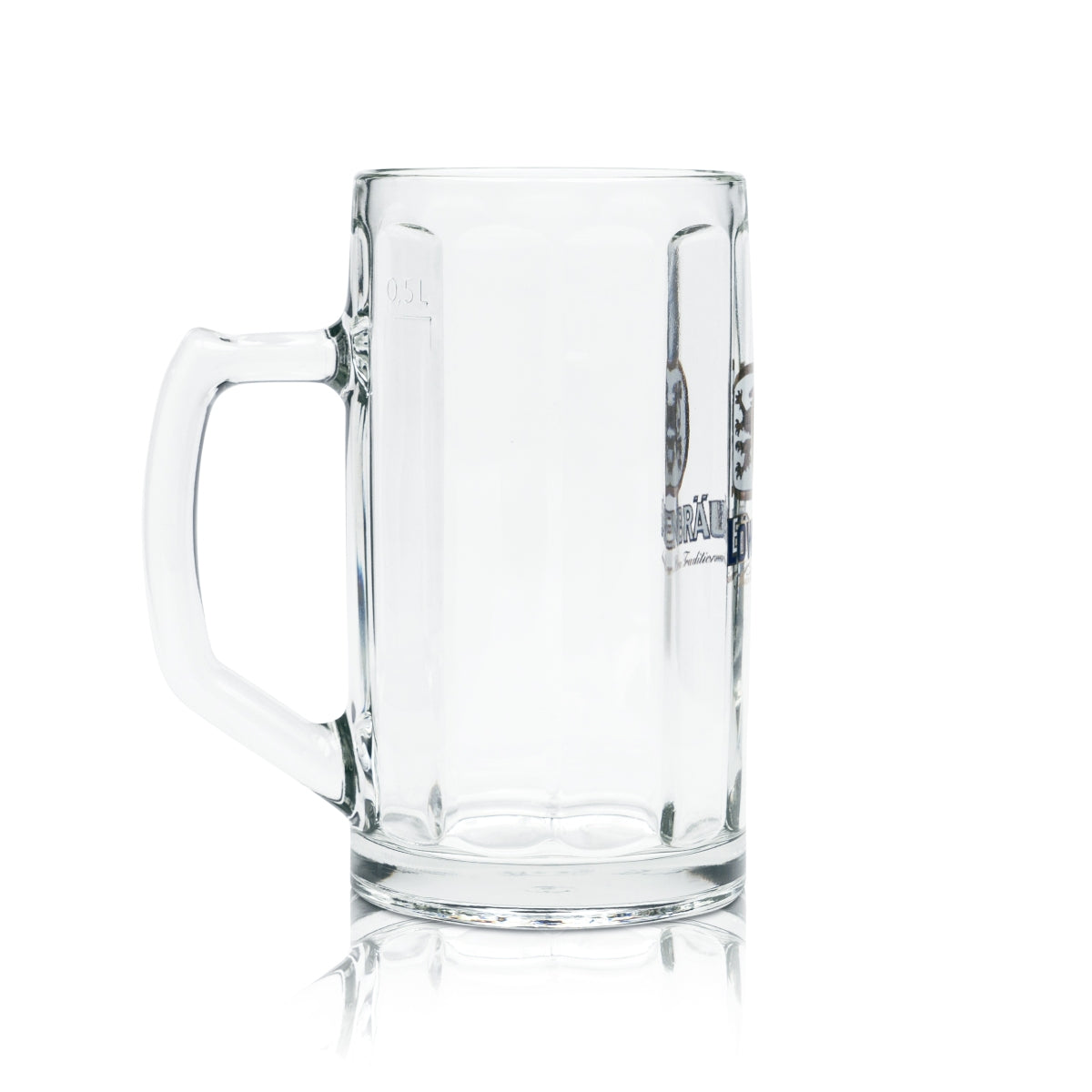 6x Löwenbräu beer glass 0.5l mug Glückauf Rastal Seidel handle glasses mugs Beer – View 3