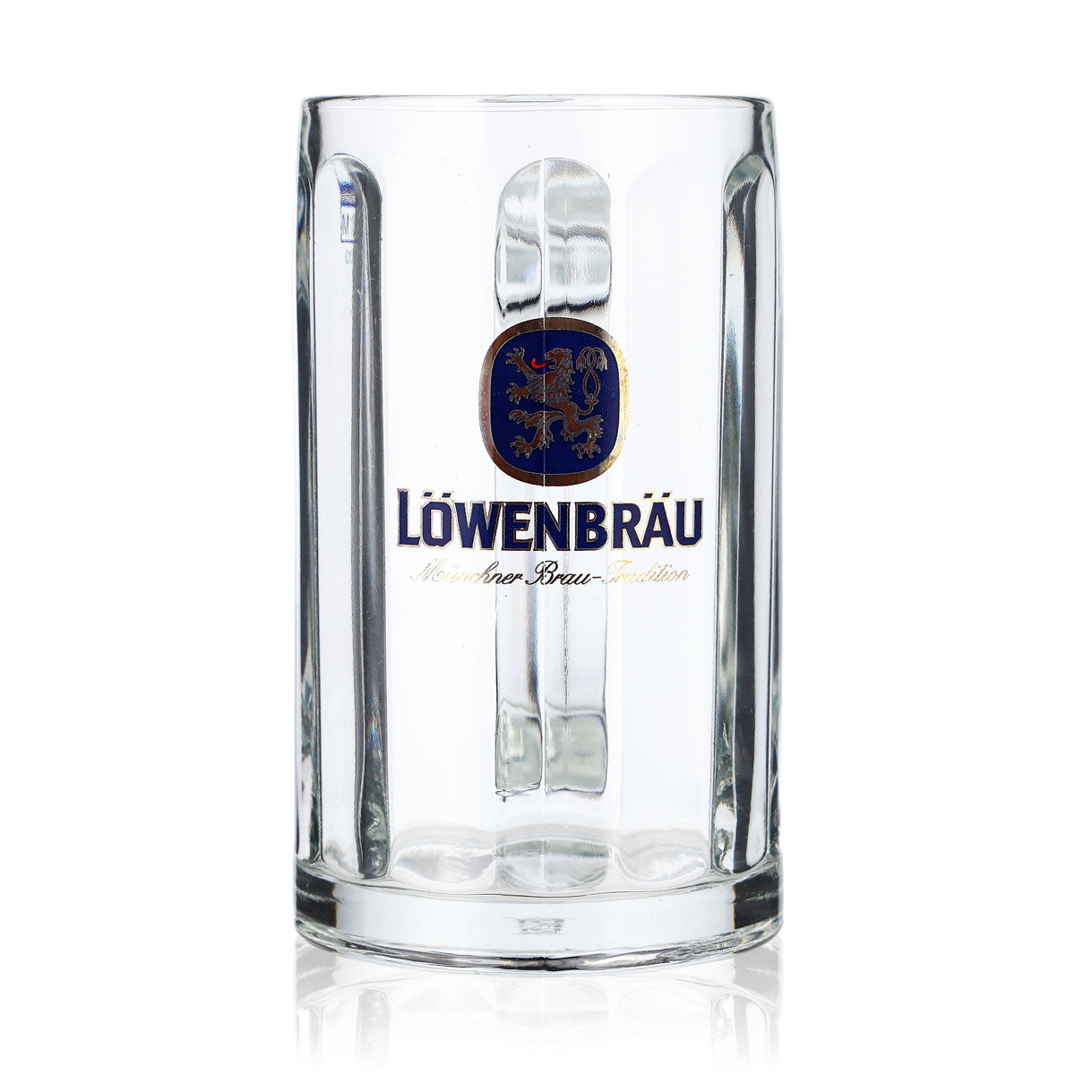 6x Löwenbräu beer glass 0.3l mug Seidel beer stein Rastal Glückauf B-WARE – View 3