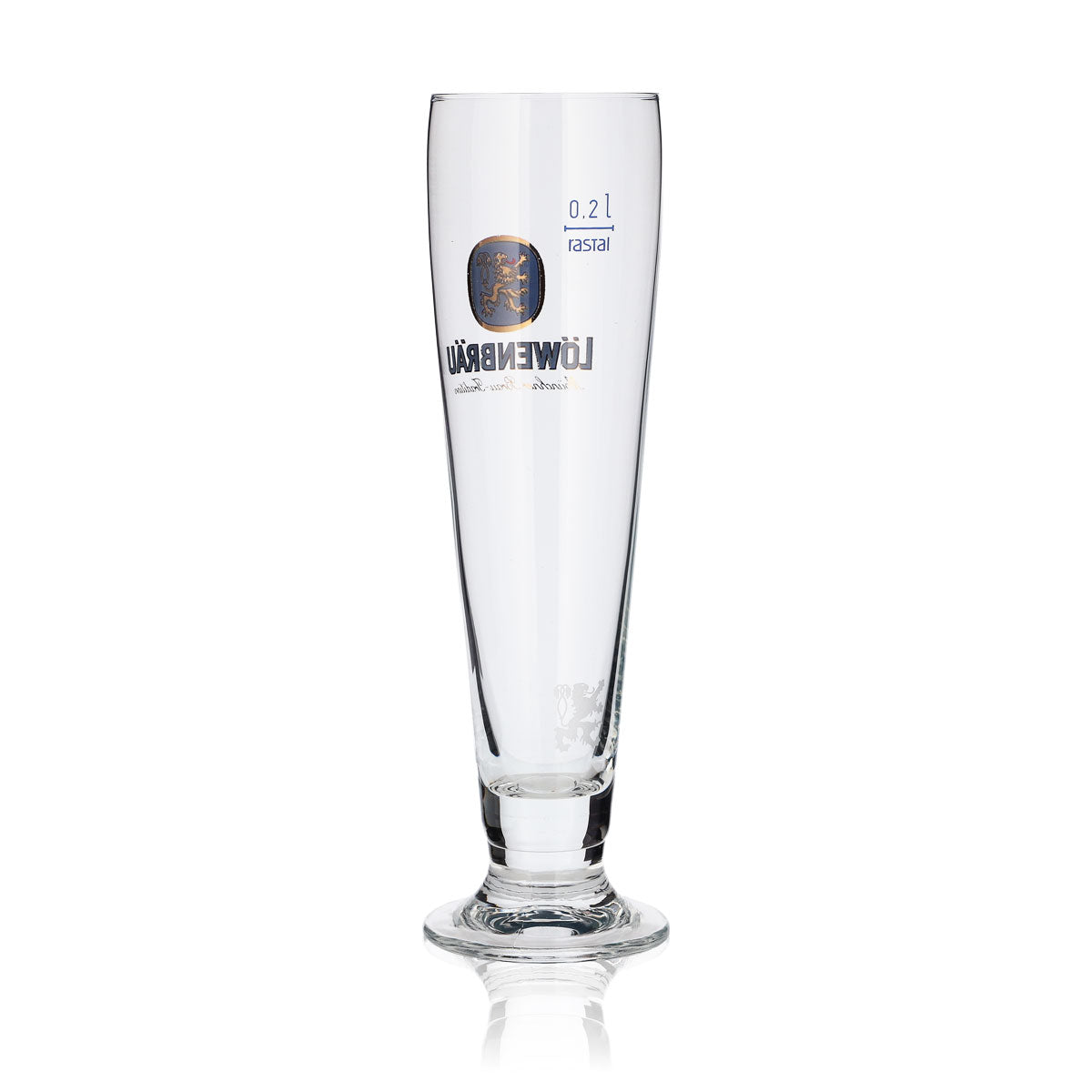 6x Löwenbräu Glass 0.2l Beer Tulip Light Trophy Glass Set Brewery Bavaria Gastro – View 4