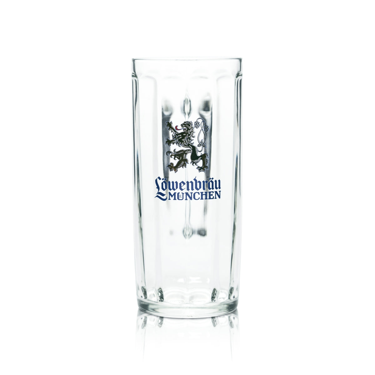 6x Löwenbräu glass 0.5l beer mug tankard glasses brewery Munich catering – View 2