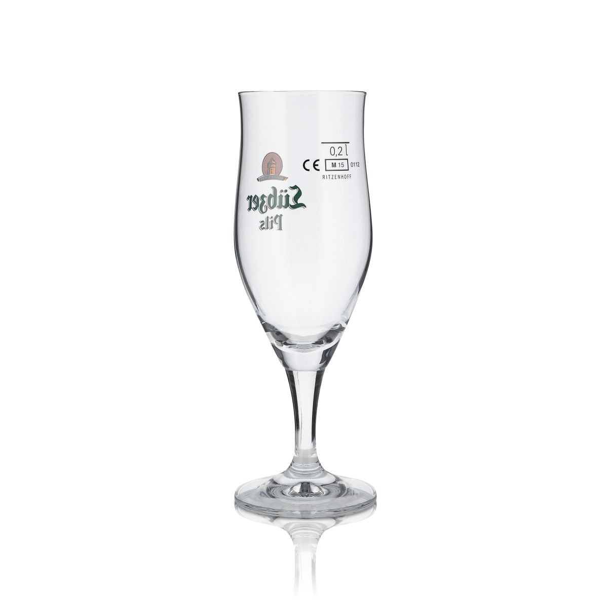 6x Lübzer Glass 0.2l Trophy Glass Beer Tulip Exclusive Beer Glass Set Brewery – View 3