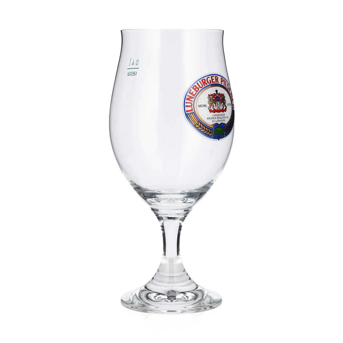 6 Lüneburg Pilsner Beer Glasses, 0.4 L, Tulip-Shaped, Rastal Beer Glasses – View 3