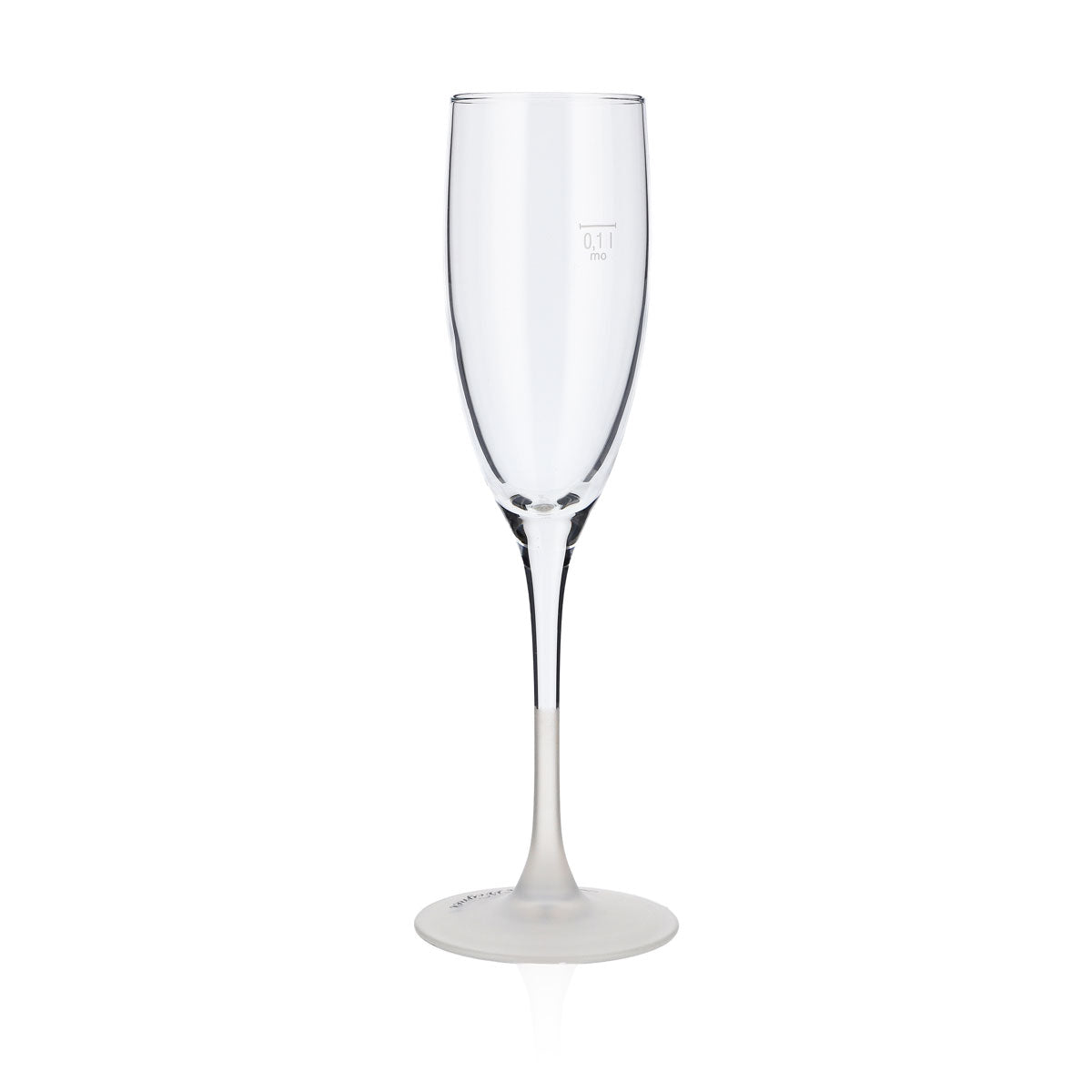 6x Lutter & Wegner Sparkling Wine Glasses 0.1l Sparkling Wine Glasses Flute Glasses Satin Finish Base – View 3