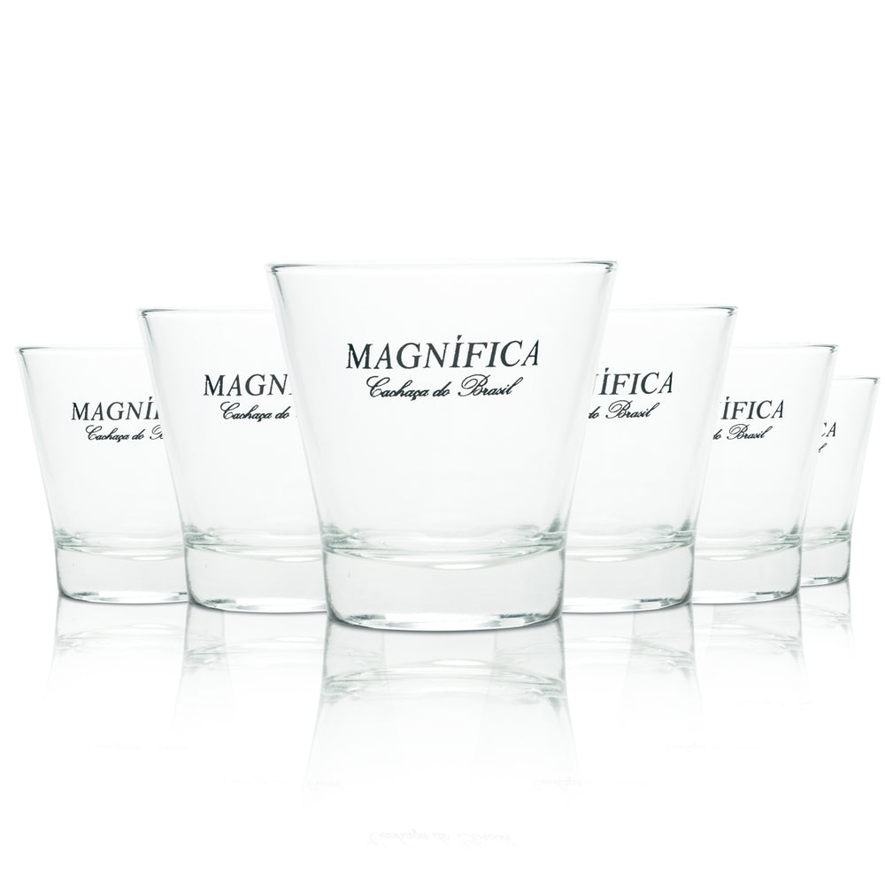 6x Magnifica Rum Glass 0.3l Tumbler Cocktail Glasses Tasting Lowball Nosing Gastro