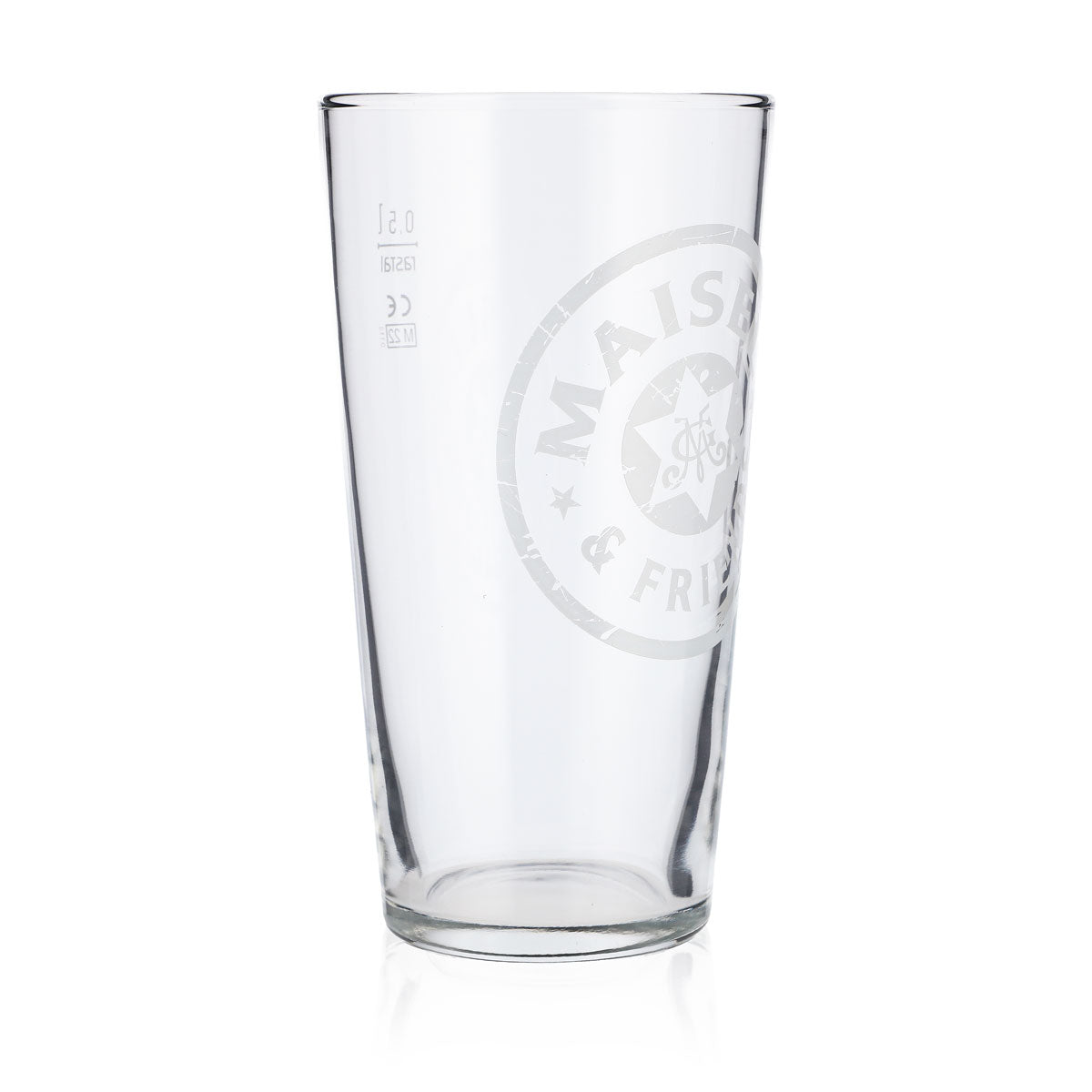 6x Maisel Weisse Willibecher beer glasses Frankonia 0.5l white satin finish – View 4