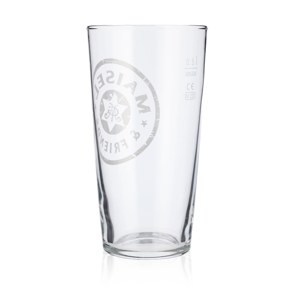 6x Maisel Weisse Willibecher beer glasses Frankonia 0.5l white satin finish – View 5