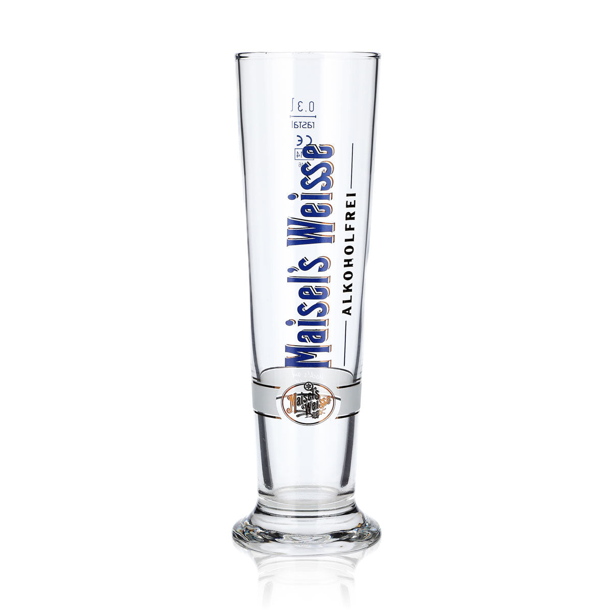 6x Maisels Weisse Beer Glass, 0.3 L, Non-Alcoholic (Set of 6) – View 2