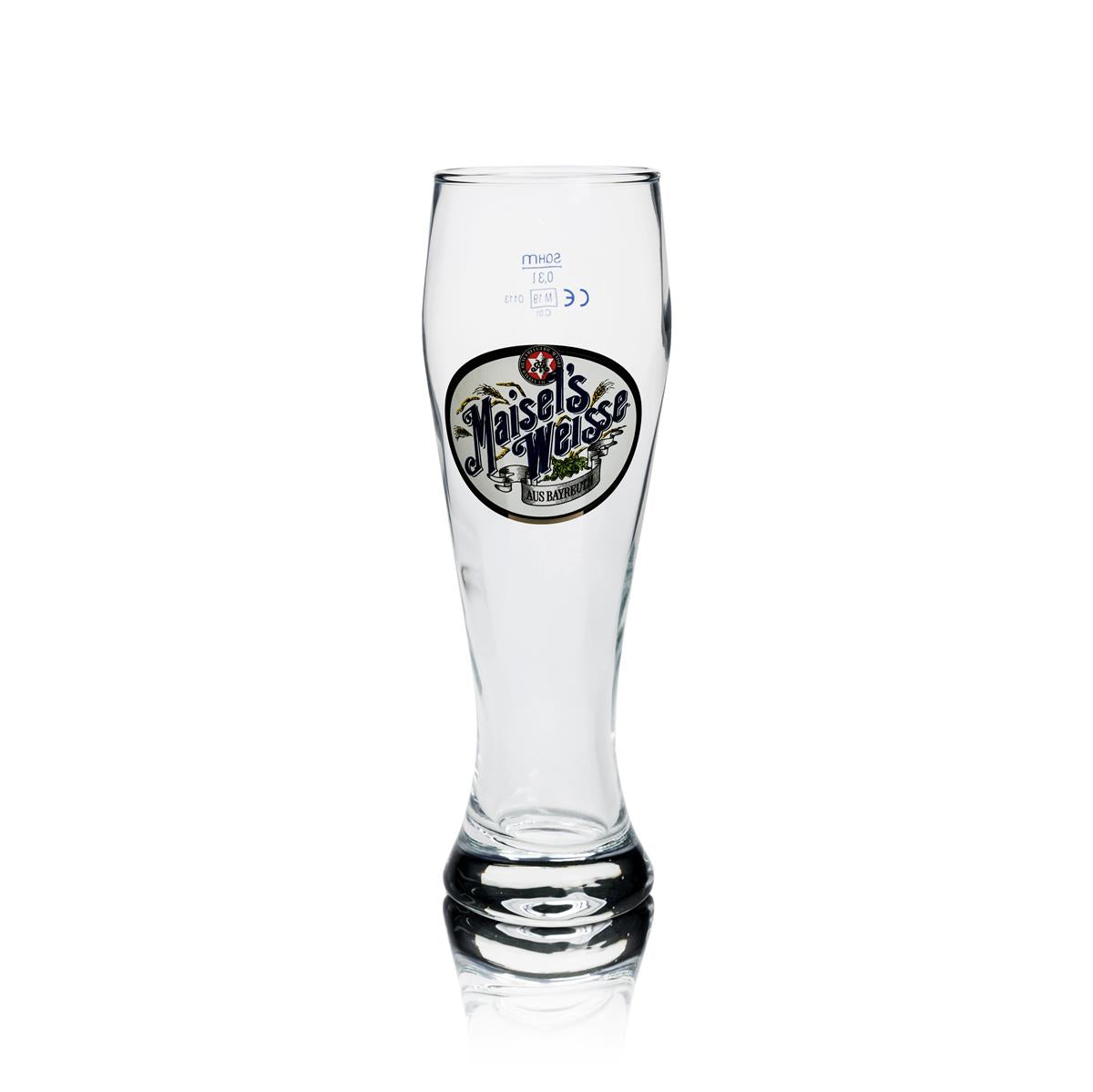 6x Maisels Weisse wheat beer glass 0.3l yeast crystal wheat glasses, restaurant-calibrated – View 3