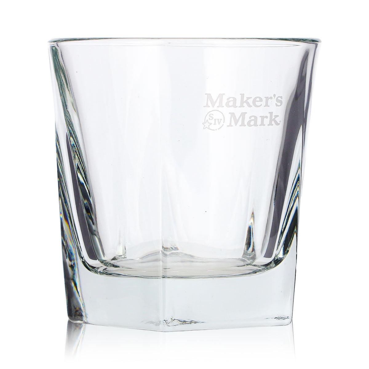 6 Maker's Mark Whiskey Glass Tumblers (Pentagonal) – View 4
