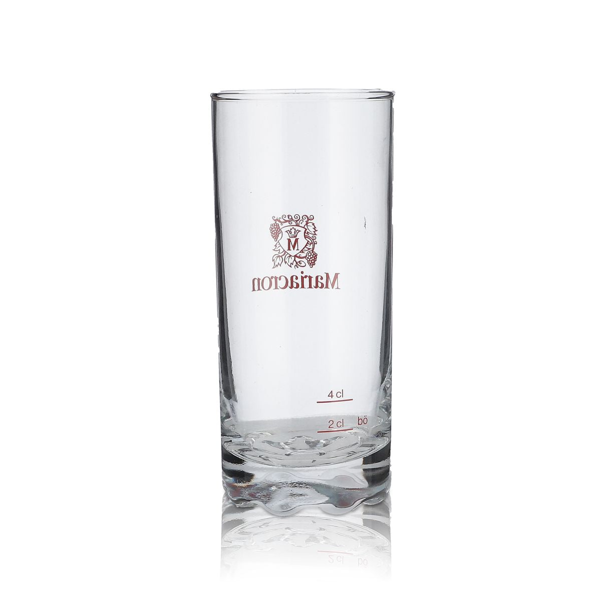 6x Mariacron brandy glass Long drink glass with red coat of arms 2cl/4cl – View 3