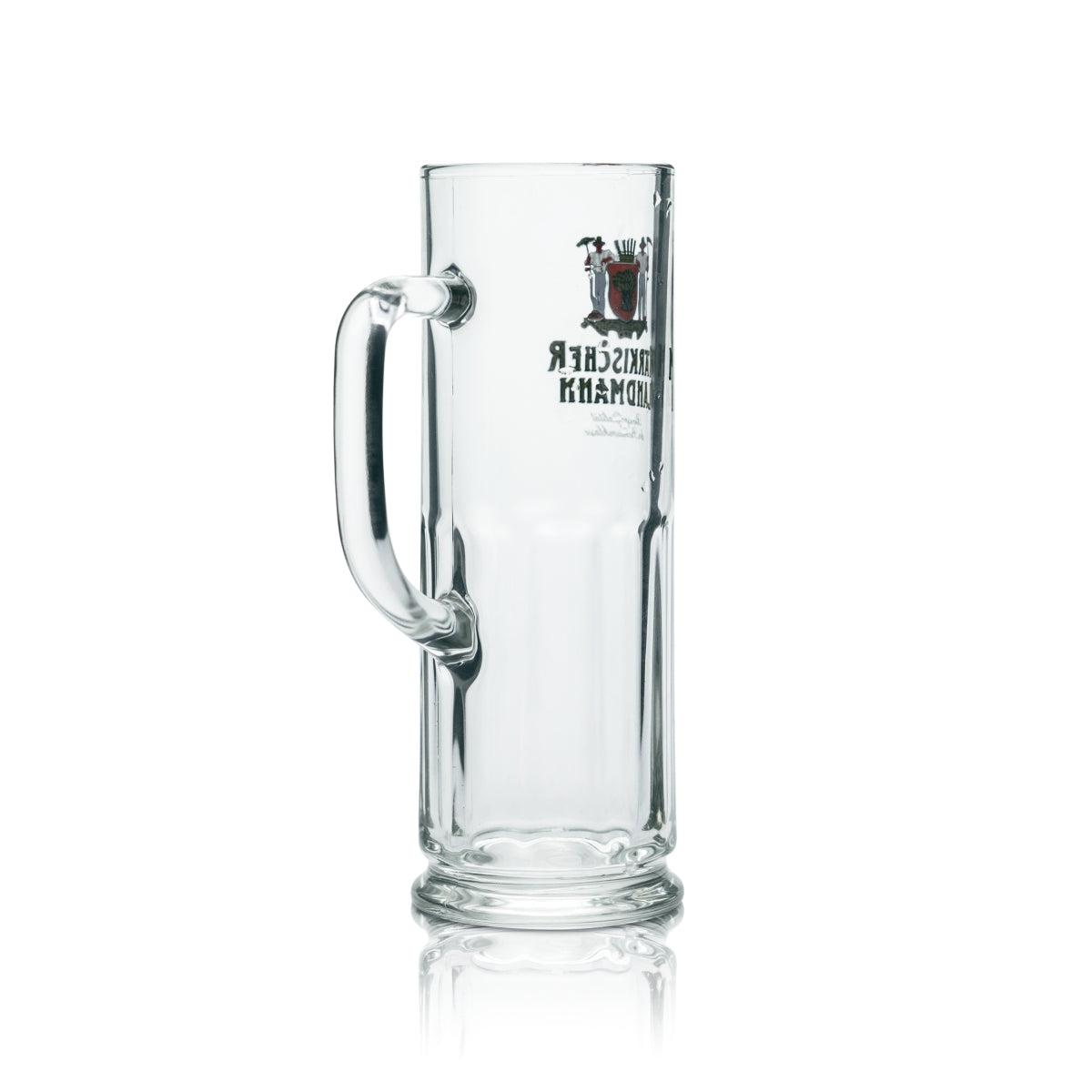 6x Märkischer Landmann glass 0.4l beer mug contour glasses brewery gastro oak – View 3
