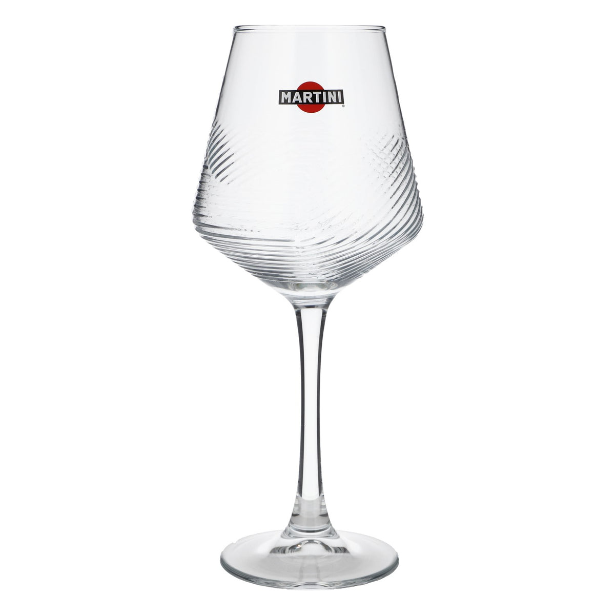 6x Martini Vermouth Glass Stemmed Glass 0.425l Glasses Wine Glass Relief Design HH Global – View 3