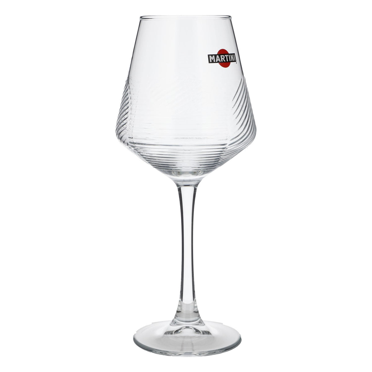 6x Martini Vermouth Glass Stemmed Glass 0.425l Glasses Wine Glass Relief Design HH Global – View 4