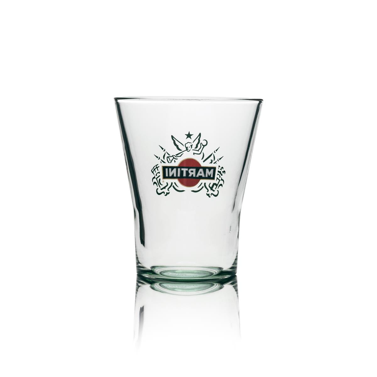 6x Martini Vermouth Glass Tumblers 31cl green base – View 3