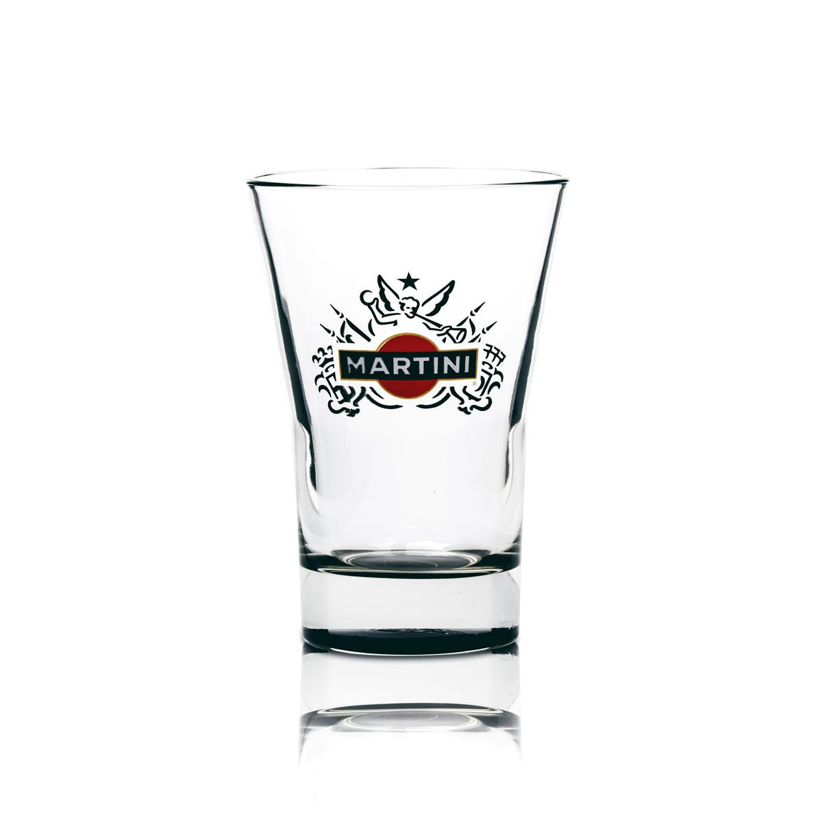 6x Martini Vermouth Glass Tumblers 31cl Black Base – View 2