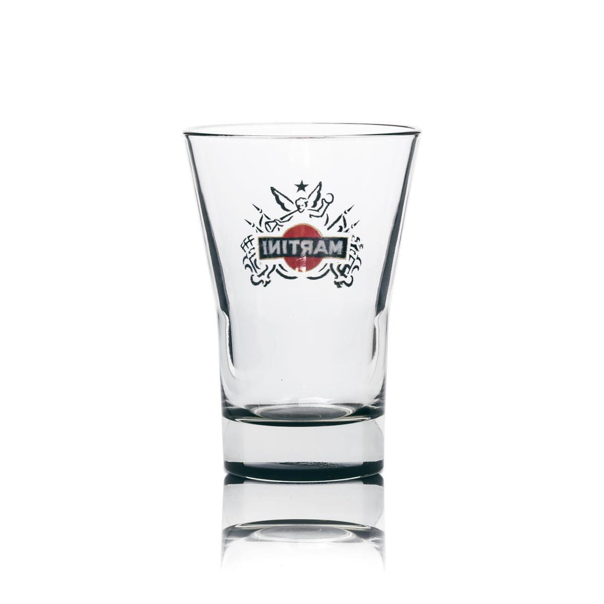 6x Martini Vermouth Glass Tumblers 31cl Black Base – View 3
