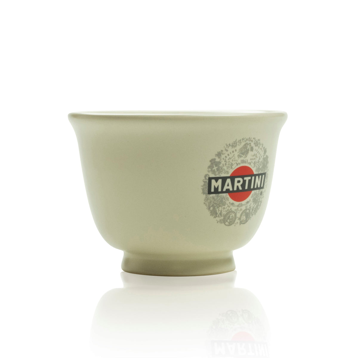 6x Martini Vermouth Bowl Clay Snacks Beige – View 2