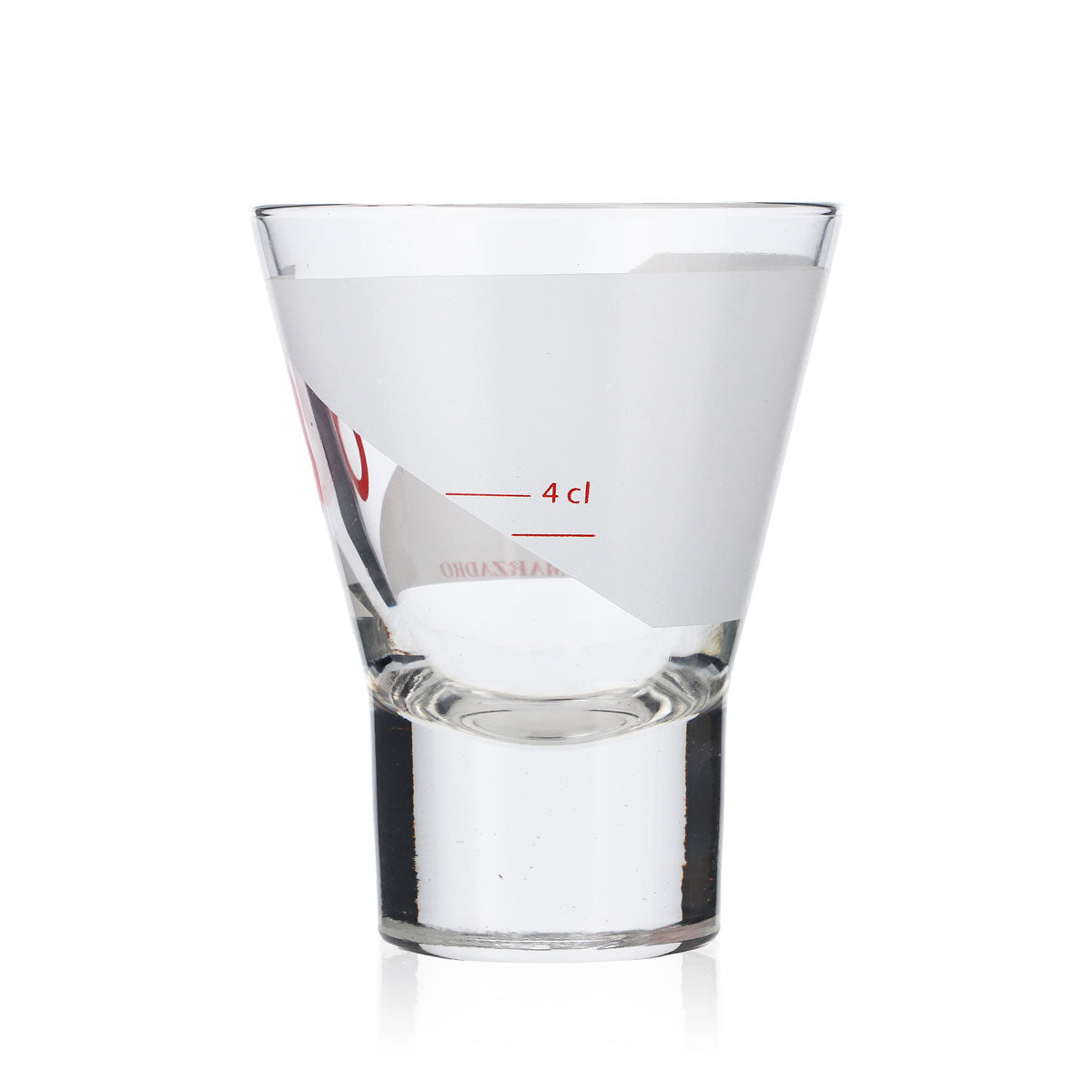 6x Marzadro Grappa Glass Tumblers/Mugs 4cl Red Logo – View 4