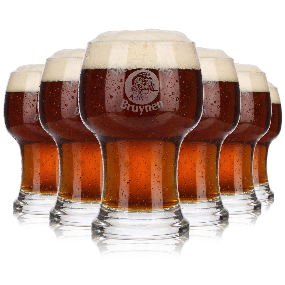 6 Mechelschen Bruynen Beer Glasses (0.38 L) Durobor (Set of 6)