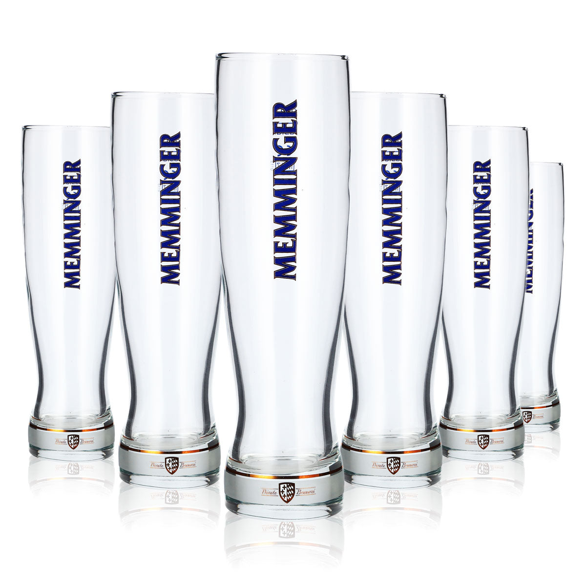 6 Memminger Beer Glasses, 0.3 L, Rastal Focus Beer Glasses, Willibecher (Set of 6)