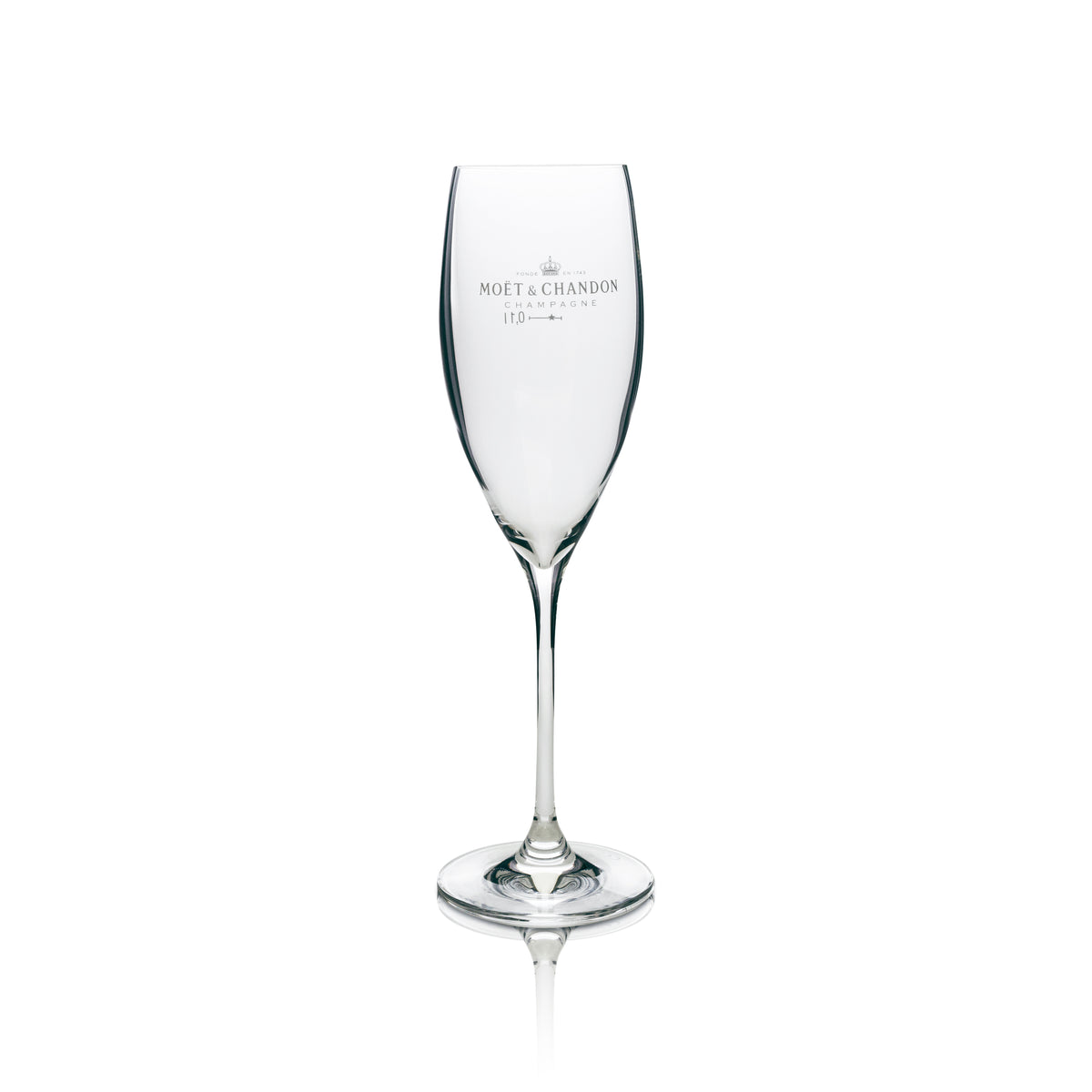 6x Moet Chandon Glass 0.1l Champagne Flute Imperial Flute Goblet Sparkling Wine Secco – View 2