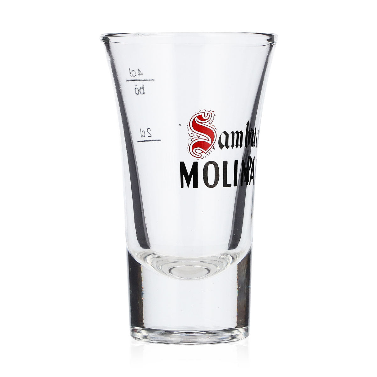 6 Molinari Sambuca Liqueur Glasses, 2 cl/4 cl Shot Glasses (Set of 6) – View 3