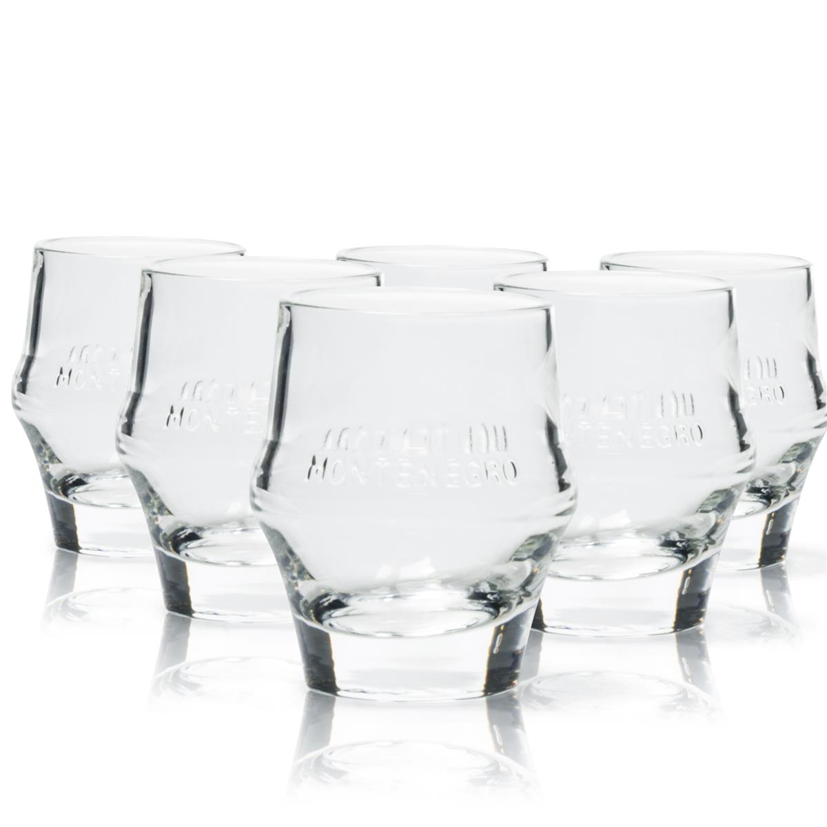 6x Montenegro liqueur shot glass 2cl